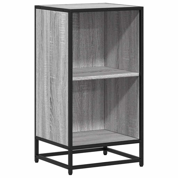 Bücherregal Grau Sonoma 40x35x76 cm