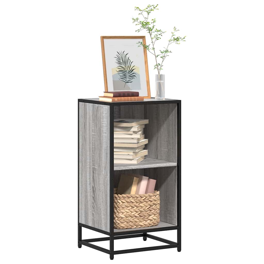 Bücherregal Grau Sonoma 40x35x76 cm