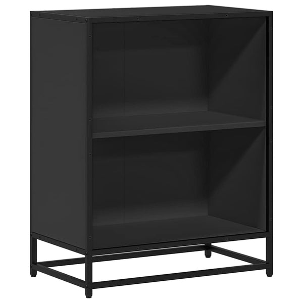 Schwarzes Bücherregal 60x35x76 cm