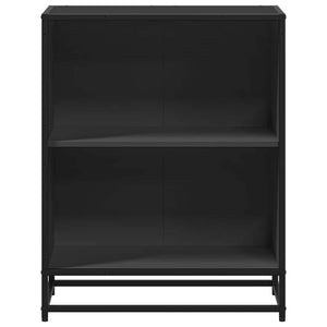 Schwarzes Bücherregal 60x35x76 cm