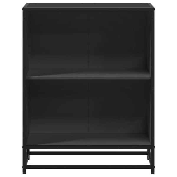 Schwarzes Bücherregal 60x35x76 cm
