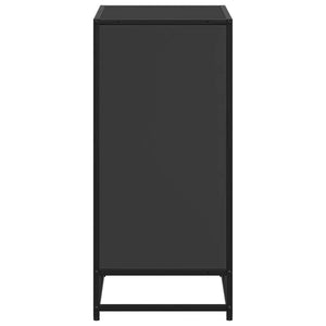 Schwarzes Bücherregal 60x35x76 cm