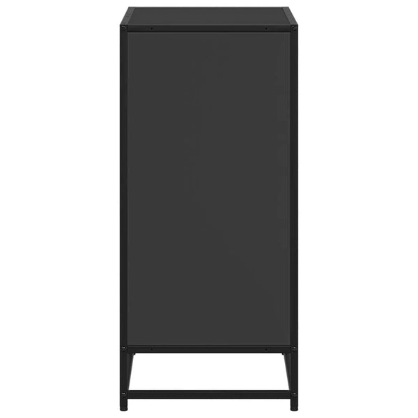 Schwarzes Bücherregal 60x35x76 cm