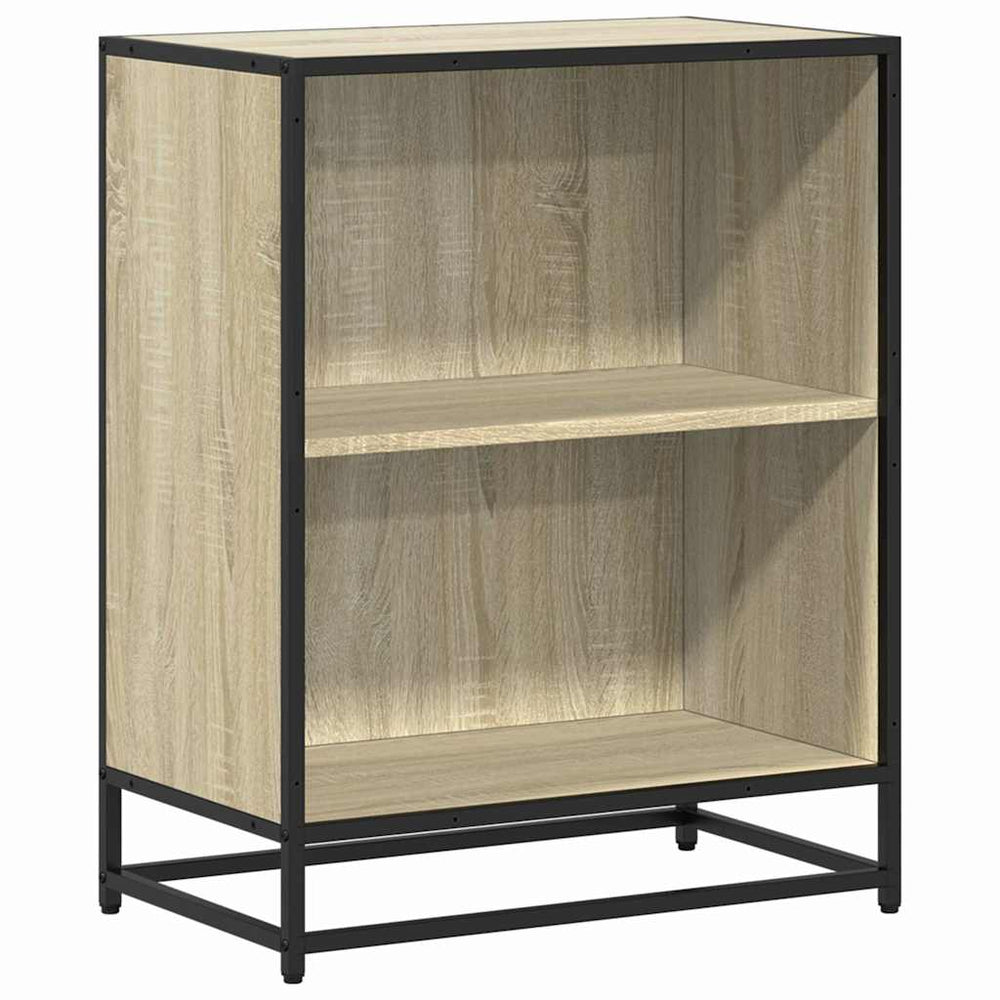 vidaXL Bookshelf Sonoma Oak 60x35x76 cm Engineered Wood