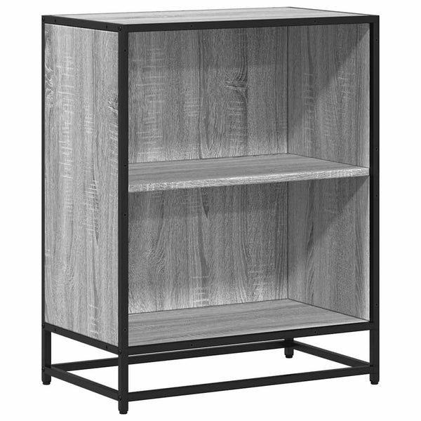 Bücherregal Grau Sonoma 60x35x76 cm