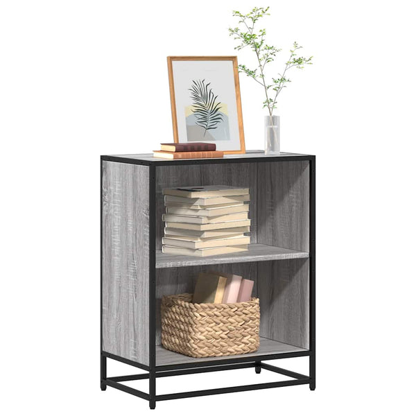 Bücherregal Grau Sonoma 60x35x76 cm