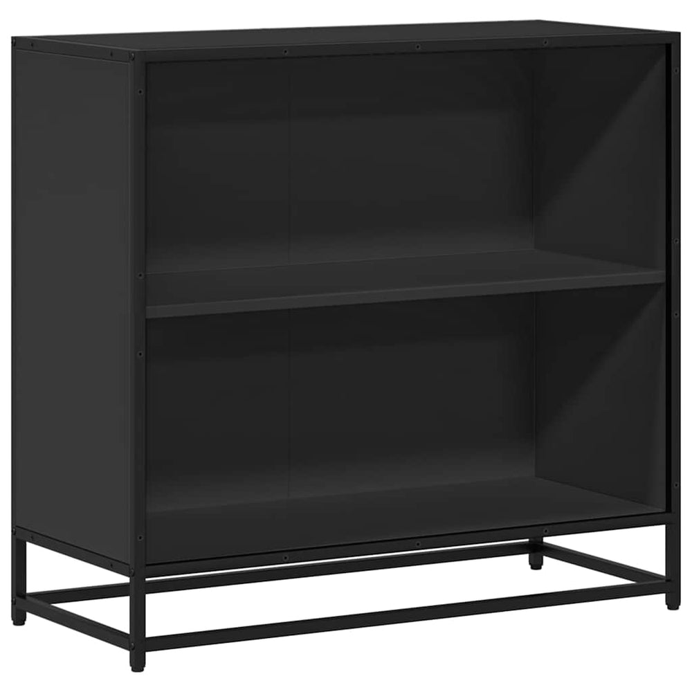 vidaXL Bookcase Black 80.5x35x76 cm Engineered Wood