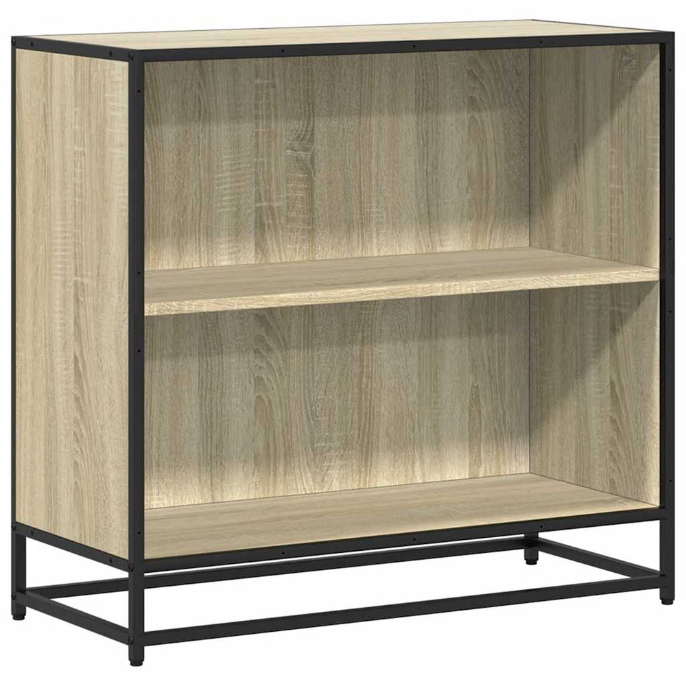 vidaXL Bookshelf Sonoma Oak 80.5x35x76 cm Engineered Wood