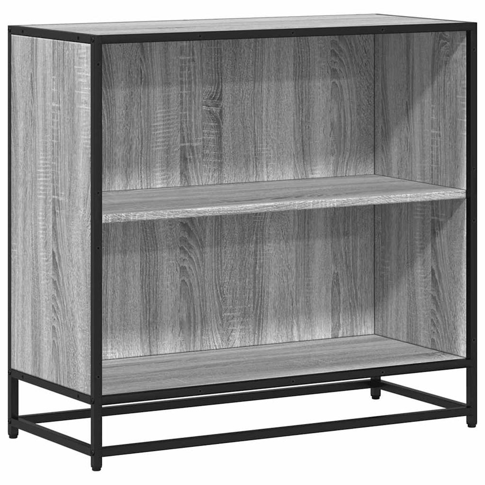 vidaXL Sonoma Grey Book Cabinet 80.5x35x76 cm Engineered Wood