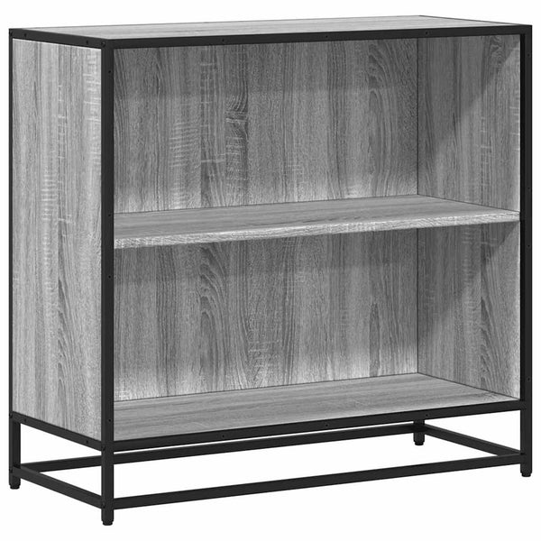 Bücherschrank Grau Sonoma 80cm
