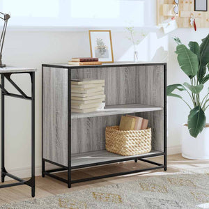 Bücherschrank Grau Sonoma 80cm