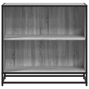 Bücherschrank Grau Sonoma 80cm