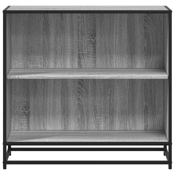 Bücherschrank Grau Sonoma 80cm
