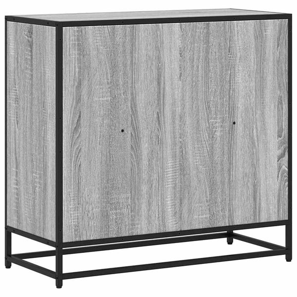 Bücherschrank Grau Sonoma 80cm