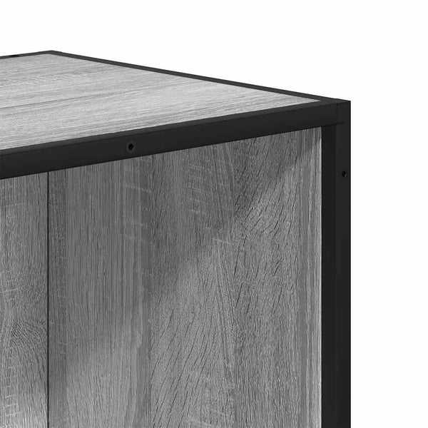 Bücherschrank Grau Sonoma 80cm