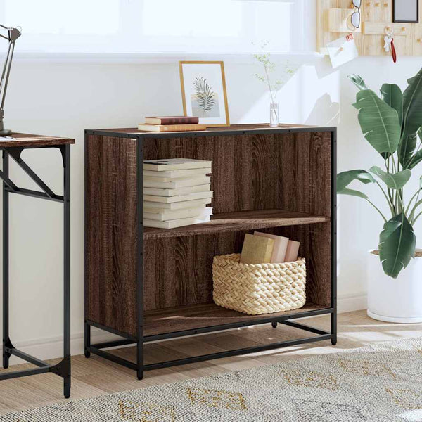 Bücherschrank Braun Eichenoptik