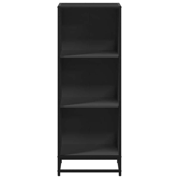 Schwarzes Bücherregal 40x35x107,5 cm