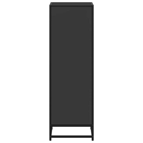 Schwarzes Bücherregal 40x35x107,5 cm