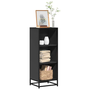 Schwarzes Bücherregal 40x35x107,5 cm