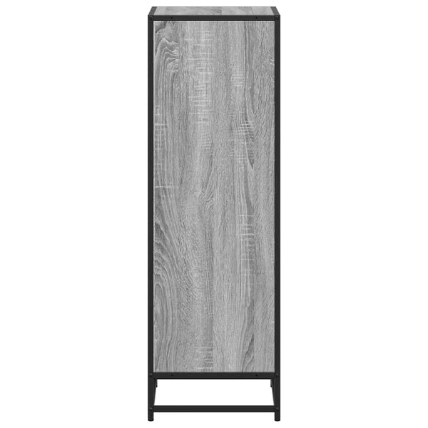 Bücherregal Grau Sonoma 40x35x107,5 cm