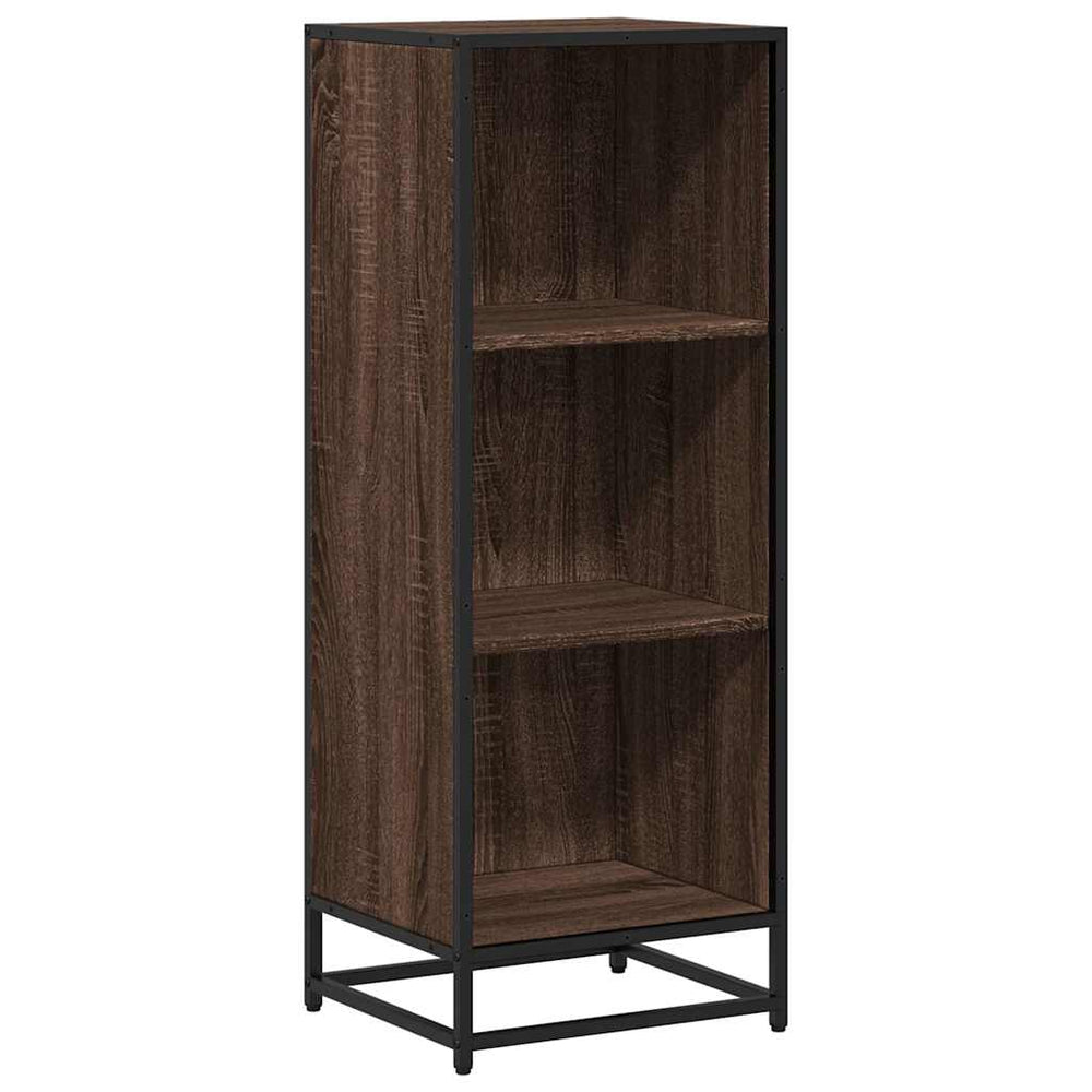 vidaXL Bookcase Brown Oak Look 40x35x107.5 cm Engineered Wood