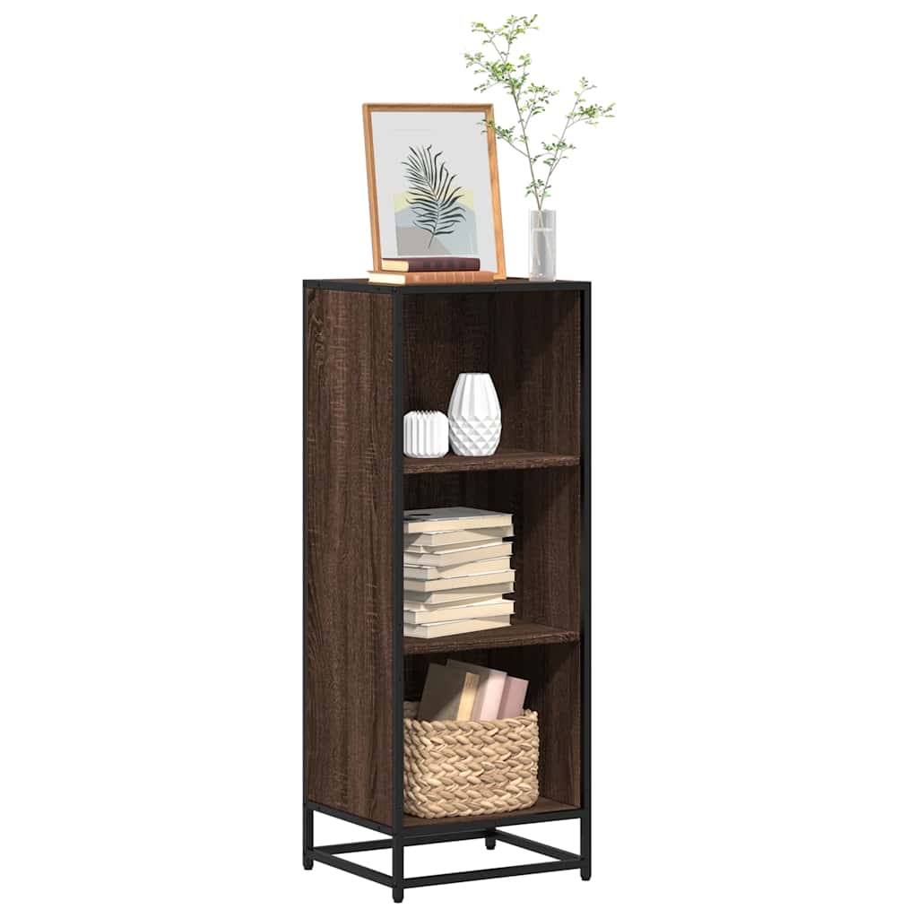 Bücherregal Braun Eichenoptik 107,5cm