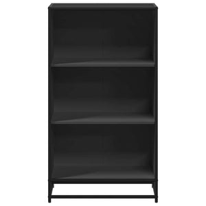 Schwarzes Bücherregal 60 cm