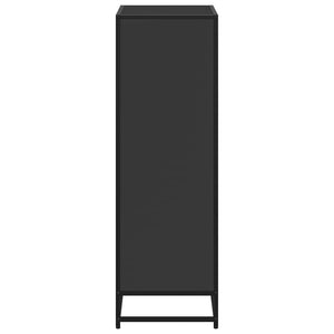 Schwarzes Bücherregal 60 cm