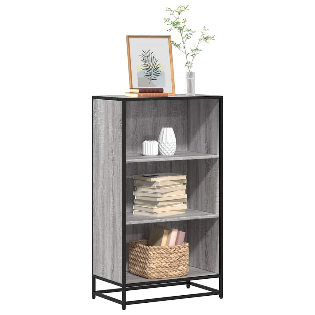 Bücherregal Grau Sonoma 60x35x107,5 cm
