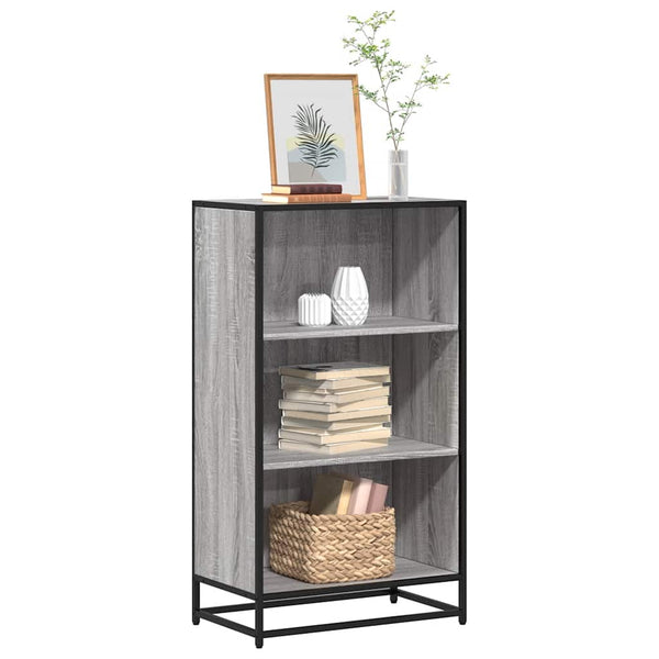 Bücherregal Grau Sonoma 60x35x107,5 cm