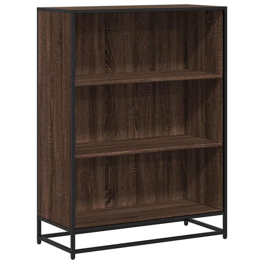 vidaXL Bookcase Brown Oak-Look 80.5x35x107.5 cm Engineered Wood