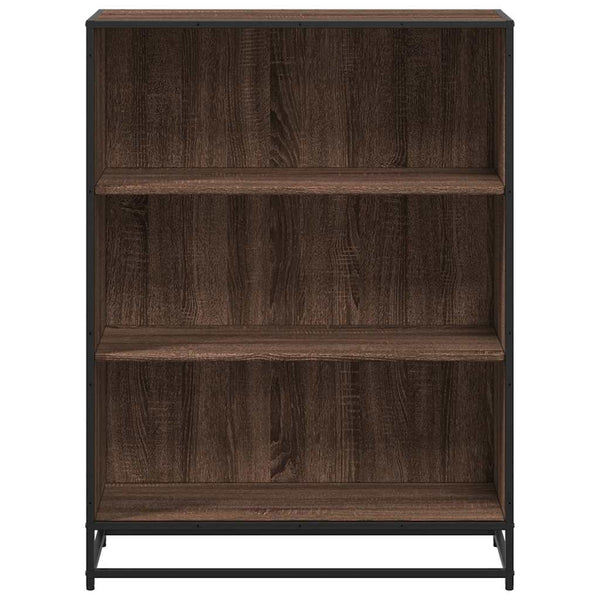 Bücherschrank Braun Eichenoptik