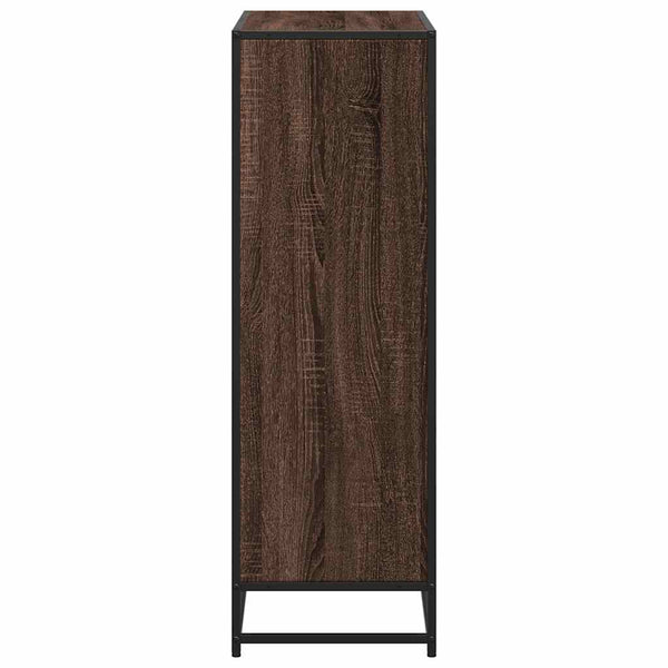 Bücherschrank Braun Eichenoptik