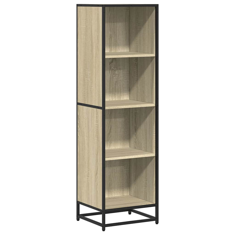 vidaXL Bookshelf Sonoma Oak 40x35x139 cm Engineered Wood