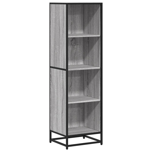 Bücherregal Grau Sonoma 40x35x139 cm