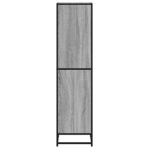 Bücherregal Grau Sonoma 40x35x139 cm
