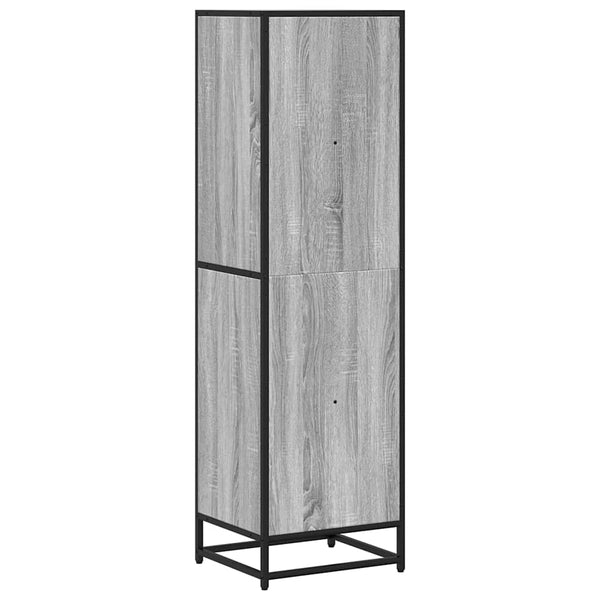 Bücherregal Grau Sonoma 40x35x139 cm