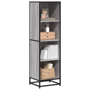 Bücherregal Grau Sonoma 40x35x139 cm