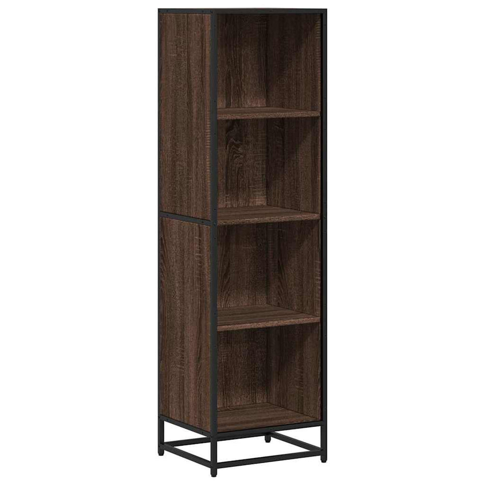 vidaXL Bookshelf Brown Oak Look 40x35x139 cm Engineered Wood