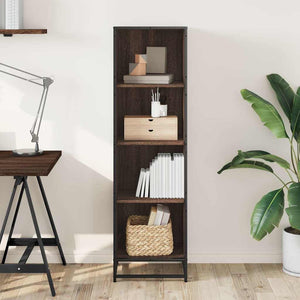Bücherregal Braun Eichenoptik 139cm
