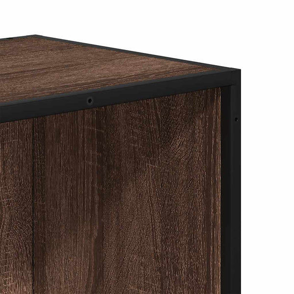 Bücherregal Braun Eichenoptik 139cm