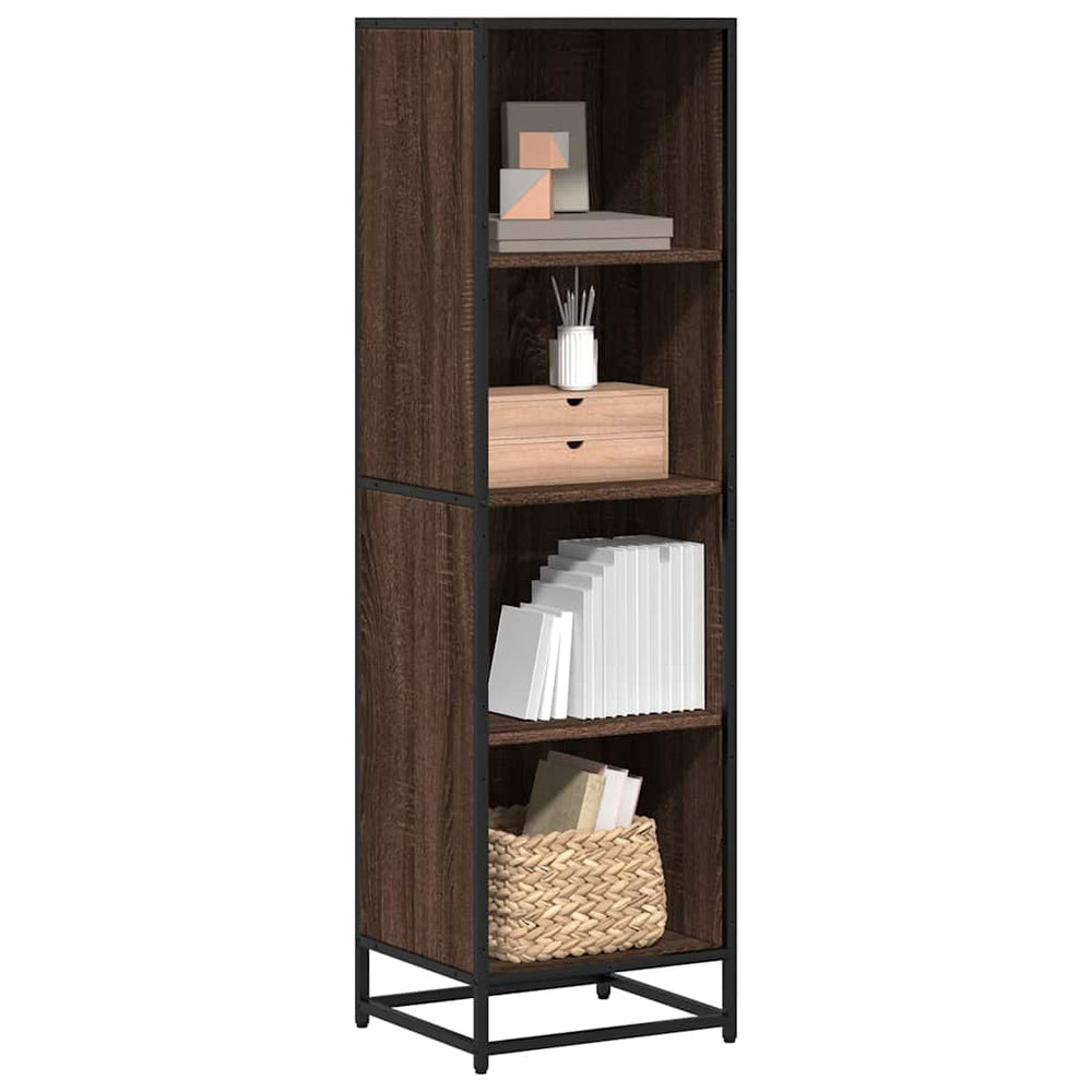 vidaXL Bookshelf Brown Oak Look 40x35x139 cm Engineered Wood