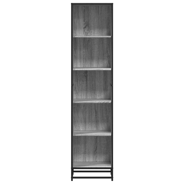 Bücherregal Grau Sonoma 40x35x170,5 cm