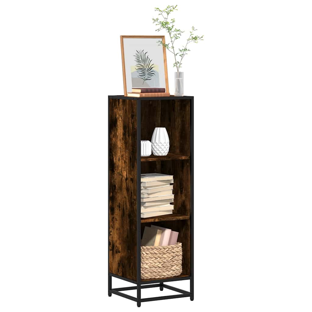 Bücherregal Räuchereiche 33,5x33x107,5 cm