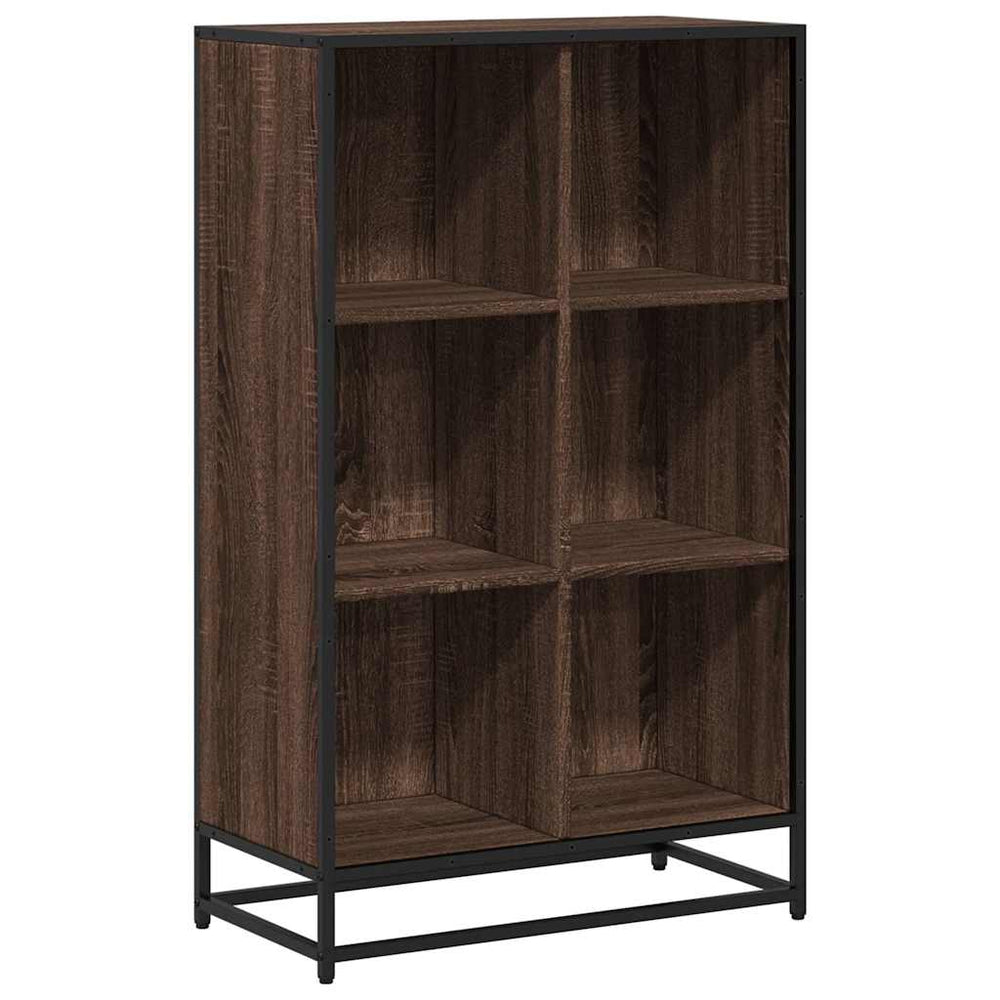 Bücherregal Braun Eichenoptik