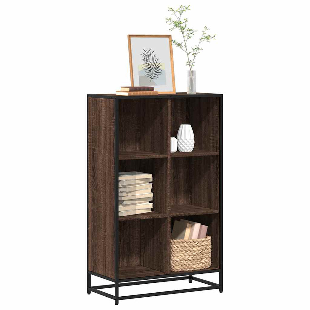 Bücherregal Braun Eichenoptik