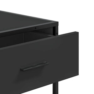 Schwarzer Konsolentisch 90x35x80 cm
