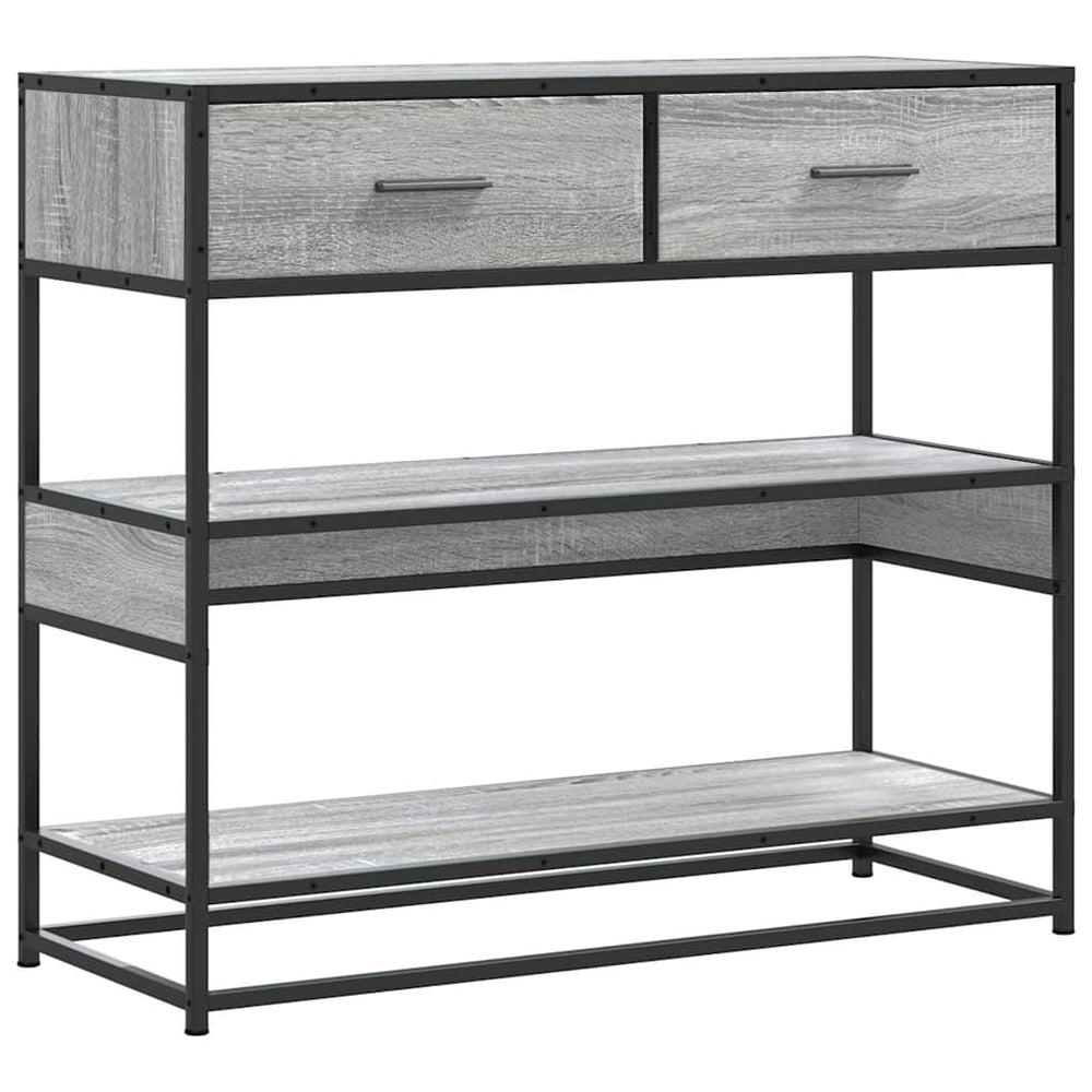 Grauer Konsolentisch Sonoma 90 cm