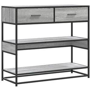 Grauer Konsolentisch Sonoma 90 cm