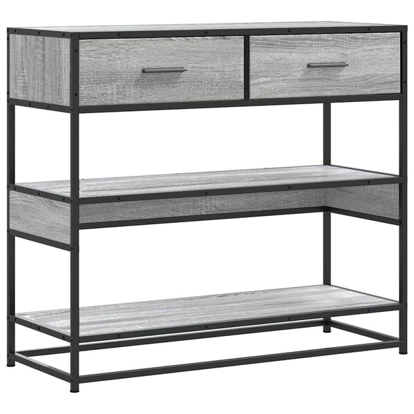 Grauer Konsolentisch Sonoma 90 cm